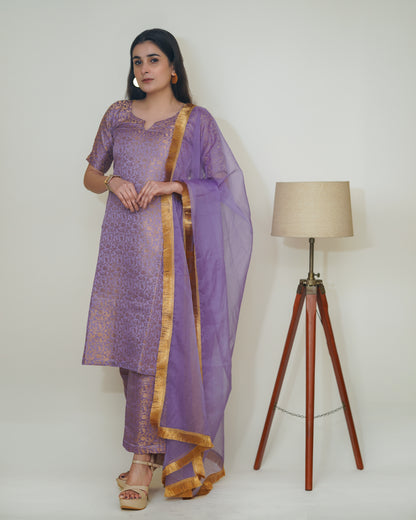 Lavender Brocade