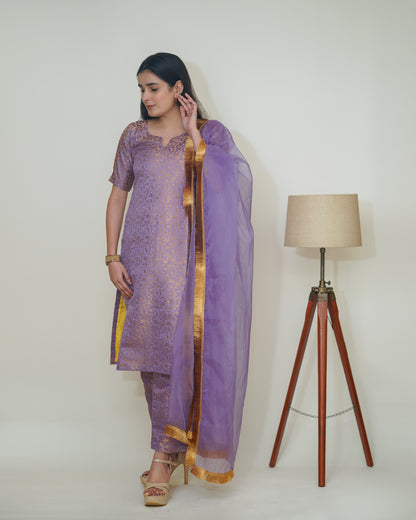 Lavender Brocade